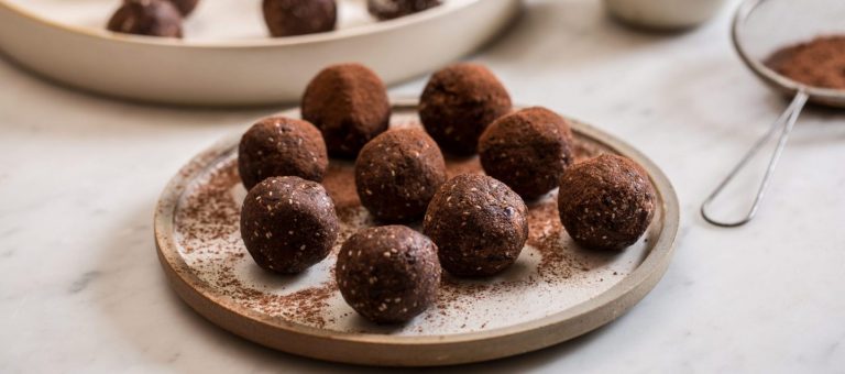 healthy cherry ripe bliss balls